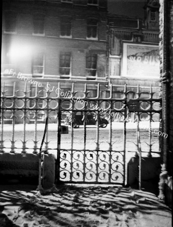 IRONWORK AT ST PATRICK'S  DONEGALL STREET